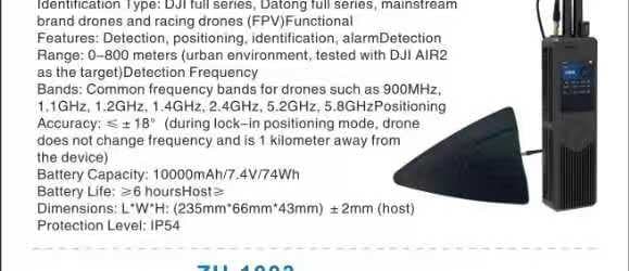 ZH-1002 Backpack Countermeasure System